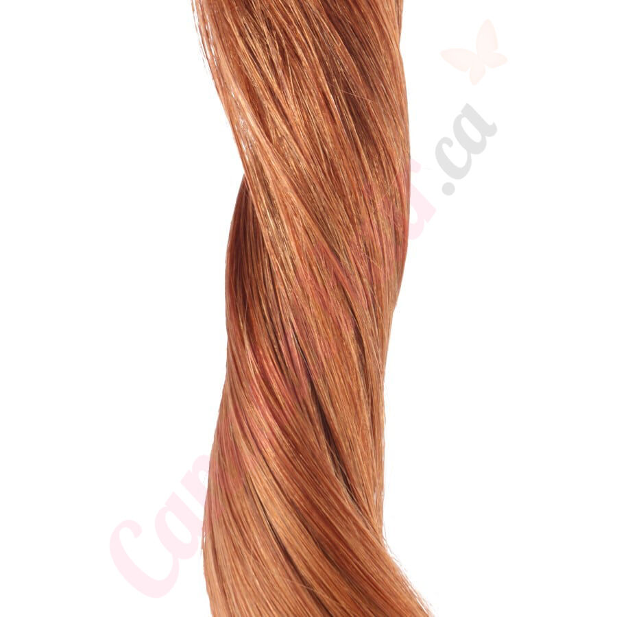 Ginger clip in human hair extensions hotsell